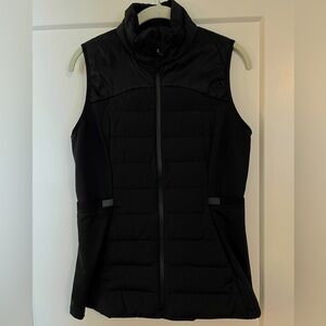 Black Lululemon Down for It All Vest in size 8